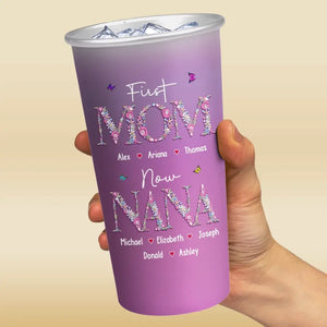 J'ai deux titres, maman et grand-mère, et je suis bénie par les deux - Tasse personnalisée en aluminium à couleur changeante - Cadeau pour maman et grand-mère