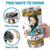 An Angel With A Stethoscope - Nurse Personalized Custom Tumbler - Appreciation, Thank You Gift, Nurse Life