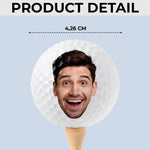 Custom Photo Retired And Loving Every Swing - Personalized Custom Golf Ball - Gift For Golfers, Dad, Husband