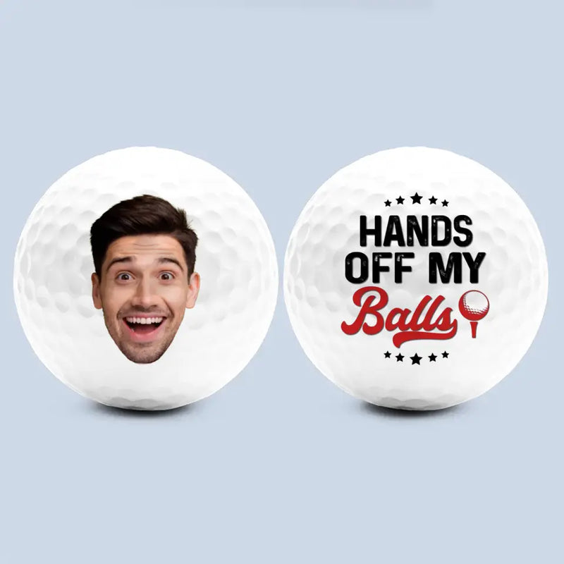 Custom Photo Retired And Loving Every Swing - Personalized Custom Golf Ball - Gift For Golfers, Dad, Husband