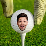 Custom Photo Retired And Loving Every Swing - Personalized Custom Golf Ball - Gift For Golfers, Dad, Husband