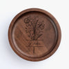 Friends Are Like Flowers In The Garden Of Life - Bestie Personalized Custom Wooden Jewelry Dish - Gift For Best Friends, BFF, Sisters