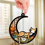 A Gentle Soul Now At Peace - Memorial Personalized Window Hanging Suncatcher - Sympathy Gift For Pet Owners, Pet Lovers