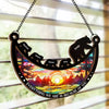 Everything We Are Is Because Of You - Family Personalized Window Hanging Suncatcher - Gift For Mom, Grandma
