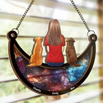 Until I See You Again - Memorial Personalized Window Hanging Suncatcher - Sympathy Gift For Dog Lovers