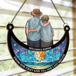 God Gave Me You - Couple Personalized Window Hanging Suncatcher - Gift For Husband Wife, Anniversary