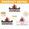 A Grandma's Love Never Grows Old - Family Personalized Window Hanging Suncatcher - Gift For Grandma