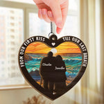 You And Me, It’s A Forever Kind Of Thing - Couple Personalized Window Hanging Suncatcher - Gift For Husband Wife, Anniversary