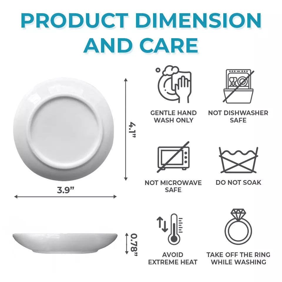 Our Memories Are Countless - Bestie Personalized Custom Jewelry Dish - Christmas Gift For Best Friends, BFF, Sisters