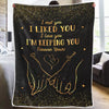 Better Together Celebrating Our Unbreakable Bond - Couple Personalized Custom Blanket - Gift For Husband Wife, Anniversary