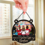 There Is No Greater Gift Than Besties - Bestie Personalized Window Hanging Suncatcher - Christmas Gift For Best Friends, BFF, Sisters