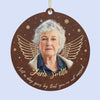 Custom Photo You Are Always In My Heart  - Memorial Personalized Custom Leather Ornament - Christmas Gift, Sympathy Gift For Family Members
