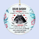 Custom Photo Bump Ahead On This Journey Of Love And Joy - Family Personalized Custom Leather Ornament - Christmas Gift For Baby Kids, Newborn Baby
