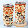 Cute Witch Cat Halloween - Cat Personalized Custom 3D Inflated Effect Printed Tumbler - Halloween Gift For Pet Owners, Pet Lovers