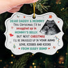 Custom Photo Like Stars Are To The Sky - Family Personalized Custom Ornament - Metal Benelux Shaped - Christmas Gift For Baby Kids, Newborn Baby