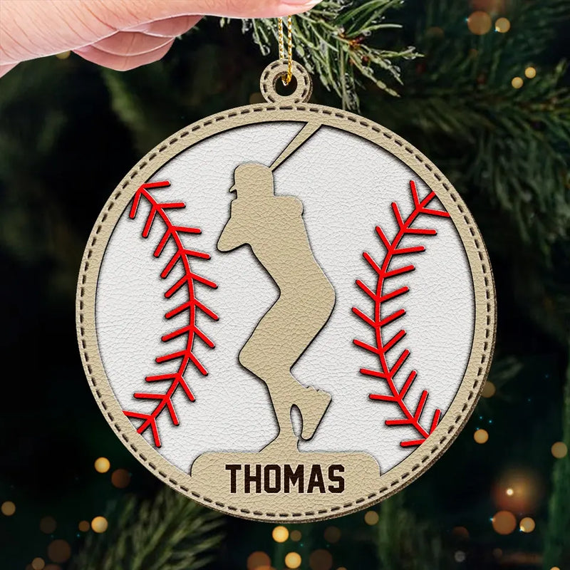 Sport Brings Us Together Like Nothing Else - Personalized Custom Leather Ornament - Christmas Gift For Sport Lovers, Sport Players