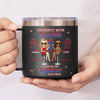 You're My Sister At Heart - Bestie Personalized Custom 14oz Stainless Steel Tumbler With Handle - Gift For Best Friends, BFF, Sisters