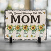 My Greatest Blessings Call Me Mom - Family Personalized Custom Rectangle Shaped Stone With Stand - Gift For Mom, Grandma