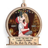 You Are The Only Person I Want To Find Under The Mistletoe - Couple Personalized Custom Ornament - Wood Custom Shaped - Christmas Gift For Husband Wife, Anniversary
