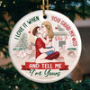 Every Ornament Holds A Piece Of Our Love - Couple Personalized Custom Ornament - Ceramic Round Shaped - Christmas Gift For Husband Wife, Anniversary