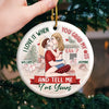 Every Ornament Holds A Piece Of Our Love - Couple Personalized Custom Ornament - Ceramic Round Shaped - Christmas Gift For Husband Wife, Anniversary
