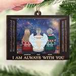 Custom Angel Family Christmas Gifts - Personalized Ornament