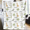 Woodland Wonders For Dreamy Nights - Family Personalized Custom Blanket - Gift For Baby Kids, Newborn Baby