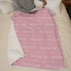 I Love You To The Moon And Back - Family Personalized Custom Baby Blanket - Gift For Baby Kids, Newborn Baby