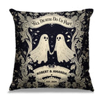 Hanging With My Boo - Couple Personalized Custom Pillow - Halloween Gift For Husband Wife, Anniversary