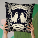 Hanging With My Boo - Couple Personalized Custom Pillow - Halloween Gift For Husband Wife, Anniversary