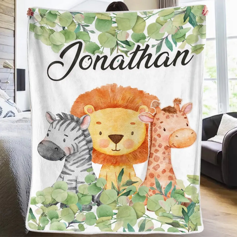 Tiny Toes And Baby Smiles Make The World Bright - Family Personalized Custom Baby Blanket - Gift For Baby Kids, Newborn Baby