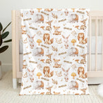 Small But Mighty, Like A Baby Elephant - Family Personalized Custom Baby Blanket - Gift For Baby Kids, Newborn Baby