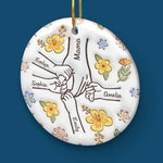 Custom Name Mama Family Christmas Gifts - Personalized Ceramic Ornament