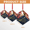 Custom Photo This Is Us - Family Personalized Custom Wooden Cube Ornament - Christmas Gift For Family Members