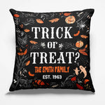 Halloween Is All About Spending Time With Loved Ones - Family Personalized Custom Pillow - Halloween Gift For Family
