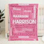 I Am Loved - Family Personalized Custom Baby Blanket - Gift For Baby Kids, Newborn Baby