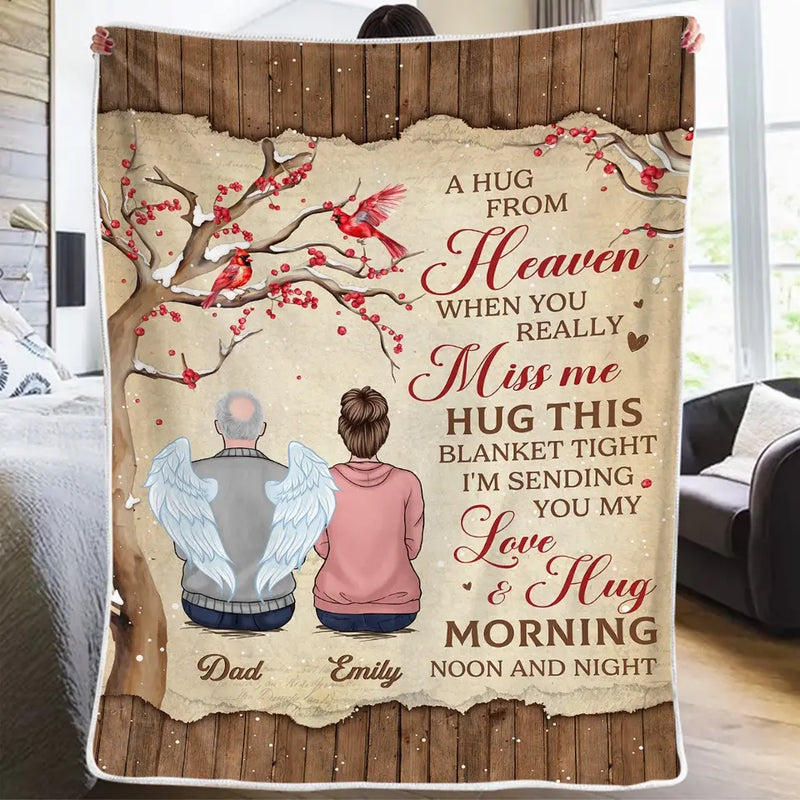 Memories Of Loved Ones Live On In The Stories We Share - Memorial Personalized Custom Blanket - Sympathy Gift For Family Members