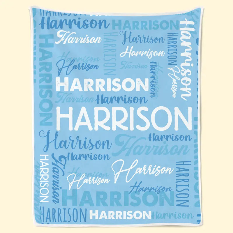 I Am Loved - Family Personalized Custom Baby Blanket - Gift For Baby Kids, Newborn Baby