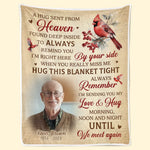 Custom Photo Memorial Cardinal Gifts - Personalized Blanket