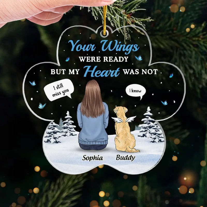 Thanks For Everything, I Had A Great Time - Memorial Personalized Custom Ornament - Acrylic Custom Shaped - Sympathy Gift, Christmas Gift For Pet Owners, Pet Lovers