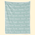 You’re Part Of Me, My Little One - Family Personalized Custom Baby Blanket - Gift For Baby Kids, Newborn Baby