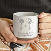 Love Is The Flower You’ve Got To Let Grow - Family Personalized Custom Pottery Mug - Gift For Mom, Daughter