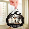 One Spooky Family - Family Personalized Window Hanging Suncatcher - Halloween Gift For Family Members