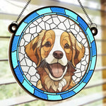 Custom Photo Time Spent With Cats Is Never Wasted - Memorial Personalized Window Hanging Suncatcher - Sympathy Gift For Pet Owners, Pet Lovers