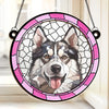 Custom Photo My Little Dog - Memorial Personalized Window Hanging Suncatcher - Sympathy Gift For Pet Owners, Pet Lovers