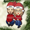 You're My Favorite Present Under The Tree - Couple Personalized Custom Ornament - Wood Custom Shaped - Christmas Gift For Husband Wife, Anniversary
