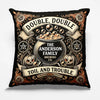 We'll See You At The Witching Hour - Family Personalized Custom Pillow - Halloween Gift For Family Members
