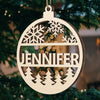 My Family Loves Christmas - Family Personalized Custom Ornament - Wood Custom Shaped - Christmas Gift For Family Members