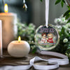 Congrats On Being My Bestie - Bestie Personalized Custom Circle Glass Ornament - Christmas Gift For Best Friends, BFF, Sisters