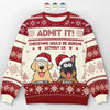 Give The Gift Of Holiday Cheer With A Personalized Pup Sweater - Dog & Cat Personalized Custom Ugly Sweatshirt - Unisex Wool Jumper - Christmas Gift For Pet Owners, Pet Lovers